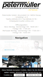 Mobile Screenshot of petermueller-online.com
