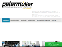 Tablet Screenshot of petermueller-online.com